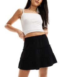 ASOS - Tiered Rara Mini Skirt - Lyst