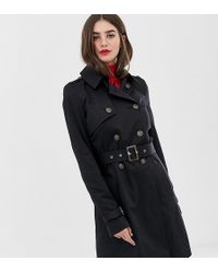 ASOS Asos Design Tall Trench Coat - Black