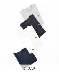 Abercrombie & Fitch - 5 Pack Icon Logo T-Shirt - Lyst