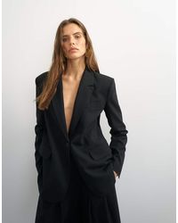 TOPSHOP - Boyfriend Single Breasted Blazer - Lyst