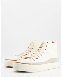 levi square high sneakers