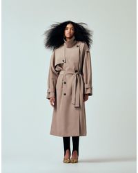 ASOS - Oversized Belted Maxi Trench Coat - Lyst