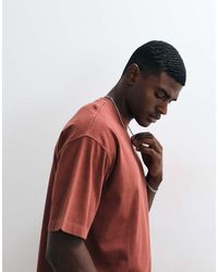 ASOS - Heavyweight Boxy Oversized T-Shirt With Chest Embroidery - Lyst