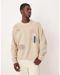 Abercrombie & Fitch - Crew Neck Patch Graphic Jumper - Lyst