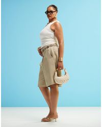 ASOS - Curve – longline-safari-shorts - Lyst