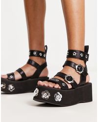 Koi Footwear - Sandalias negras con detalle - Lyst
