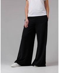 French Connection - Wide Leg Crepe Trousers - Lyst
