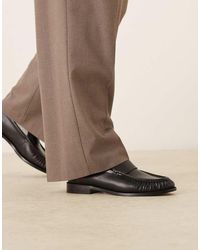 Walk London - Riva Rouched Loafers - Lyst