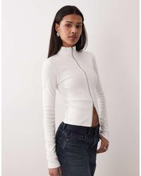 Gina Tricot - Two Way Zip Top - Lyst
