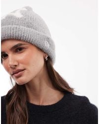 KTZ - Ny Yankees Large Logo Womens Cuff Knit Beanie - Lyst