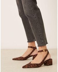 ASOS - Wide Fit Sienna Mid Block Heel Shoes - Lyst