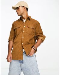 Levi's - Jackson - chemise style workwear en velours côtelé - fauve gingembre foncé - Lyst