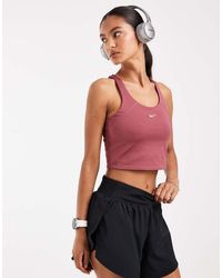 Nike - Nike Training Tempo Dri-Fit Medium Support Longline Sports Bra - Lyst