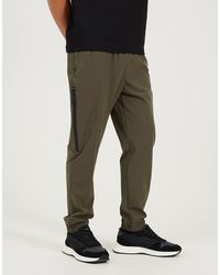 Brave Soul - Zip Detail Cuffed Trousers With Elasticated Waist - Lyst