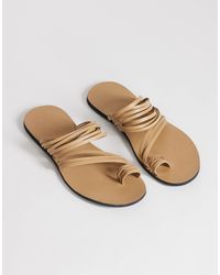 TOPSHOP - Maeve Strappy Toe Loop Sandals - Lyst
