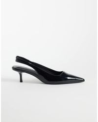 ASOS - Signature Kitten Heeled Shoes - Lyst