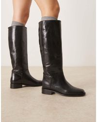 Mango - Flat Knee High Boot - Lyst