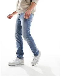 Jack & Jones - Glenn - jeans dritti lavaggio chiaro - Lyst