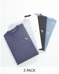 Abercrombie & Fitch - 5 Pack 3d Icon Logo T-shirt - Lyst