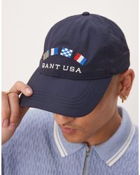GANT - Usa Flag Logo Baseball Cap - Lyst