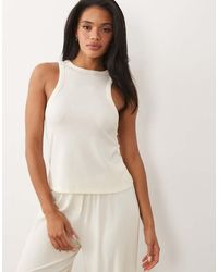 ASOS - Mix & Match Rib Pyjama Racer Tank Top - Lyst