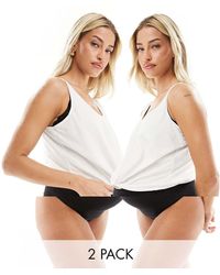 Mama.licious - Mamalicious Maternity 2 Pack Over The Bump Thong - Lyst