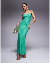 Forever New - – gerüschtes maxikleid aus spitze - Lyst