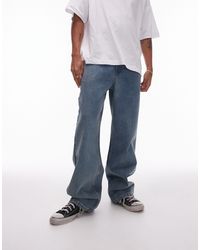 TOPMAN - Wide Jeans - Lyst