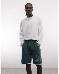 AND1 - Basketball Shorts With Contrast Panels - Lyst