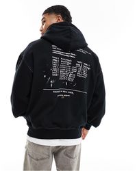 Cotton On - Cotton On Relaxed Seam Detail Hoodie With Basquiat Art Print - Lyst