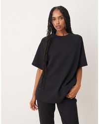 ASOS - Interlock Raglan T-shirt - Lyst