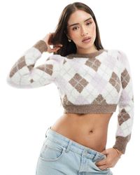 Glamorous - Crew Neck Jumper - Lyst