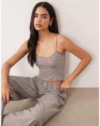 Missy Empire - Cotton Rich Scoop Neck Cami Top Co-Ord - Lyst