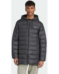 adidas Originals - Essentials Climawarm 3-Stripes Light Down Hooded Parka - Lyst