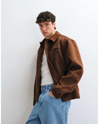ASOS - Wool Look Jacket - Lyst