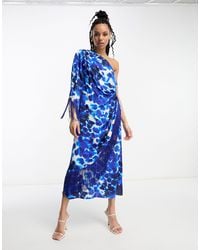 & Other Stories - Loose Ayssemetric Fringed Wrap Dress - Lyst
