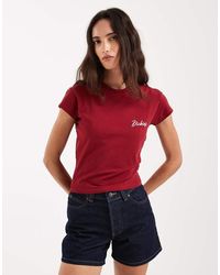Dickies - Capped Sleeve Baby Tee - Lyst