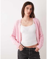 ASOS - Slub Edge To Edge Cardigan - Lyst