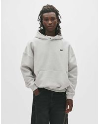 Pull&Bear - Sweat à capuche avec logo stwd brodé - chiné - Lyst