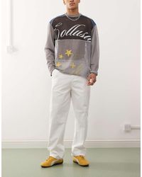 Obey - Pantalones Blancos De Estilo Carpintero Hardwork De - Lyst