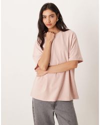 ASOS - Textured Jersey Oversized T-shirt - Lyst