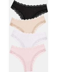 Stripe & Stare - Brazilian Knicker Four Pack - Lyst