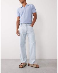 Mango - 100% Cotton Straight Leg Jeans - Lyst