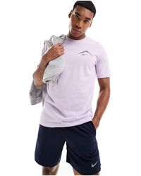 Nike - Trail - t-shirt à logo en tissu dri-fit - Lyst