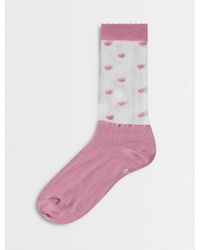 Dr. Martens - Heart Mesh Socks - Lyst