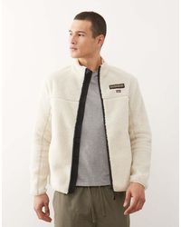 Napapijri - Tynik Logo Full Zip Fleece Jacket - Lyst