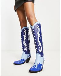 Jeffrey Campbell - Starwood Tall Western Boots - Lyst