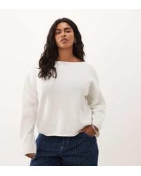 ASOS - Asos Design Curve Slouchy Off The Shoulder Sweater With Wool - Lyst