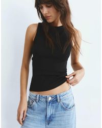 Pull&Bear - Débardeur à encolure ronde - Lyst