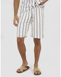 Brave Soul - Wavy Stripe Drawstring Shorts - Lyst